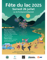 affiche fête du lac 2025